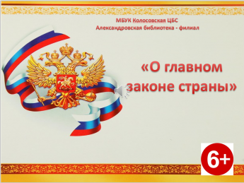 О главном законе страны